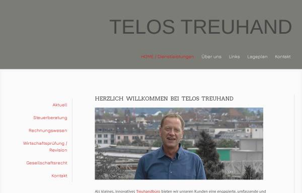 Vorschau von www.telos.ch, Telos Treuhand