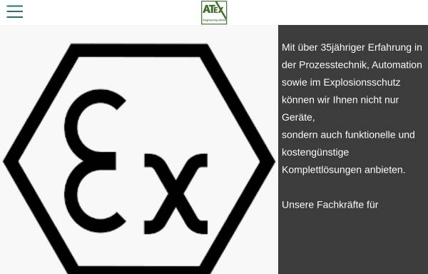 Vorschau von www.atex-engineering.de, Atex Engineering GmbH Gesellschaft für Automation und Explosionsschutz