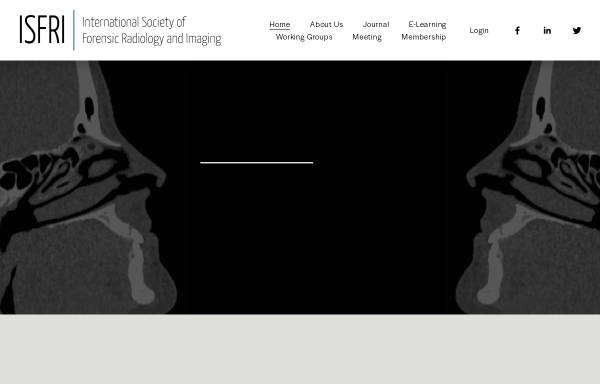 Vorschau von www.isfri.org, ISFRI - International Society of Forensic Radiology and Imaging