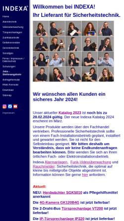 Vorschau der mobilen Webseite www.indexa.de, Indexa GmbH