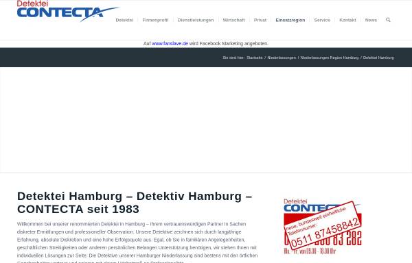 Vorschau von detektei-contecta.de, Detektei Contecta Wirtschafts- und Privatermittlungen e.K.