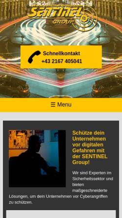 Vorschau der mobilen Webseite sentinel-group.com, Sentinel Investigators Group GmbH