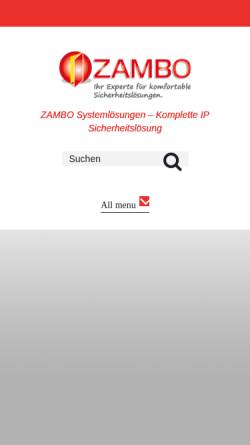 Vorschau der mobilen Webseite www.zambo.de, Elektro Zambo