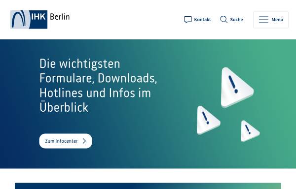 Vorschau von www.ihk-berlin.de, DIHK - Rahmenplan Sachkundeprüfung im Bewachungsgewerbe - IHK Berlin