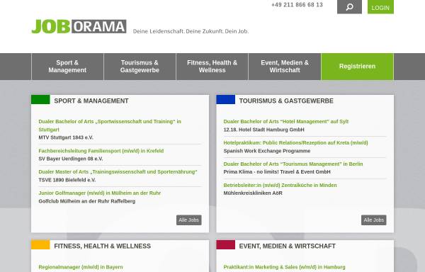 Vorschau von www.joborama.de, Joborama - IST-Studieninstitut