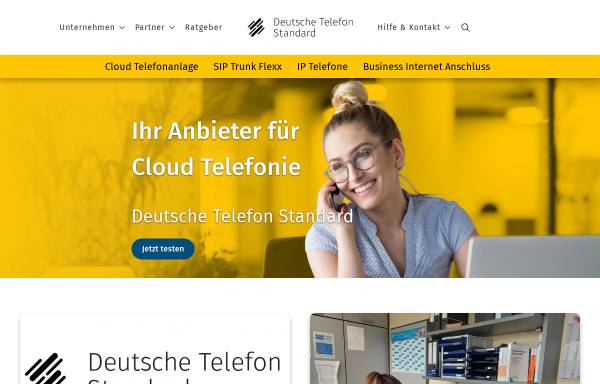 Vorschau von www.deutsche-telefon.de, Deutsche Telefon Standard AG