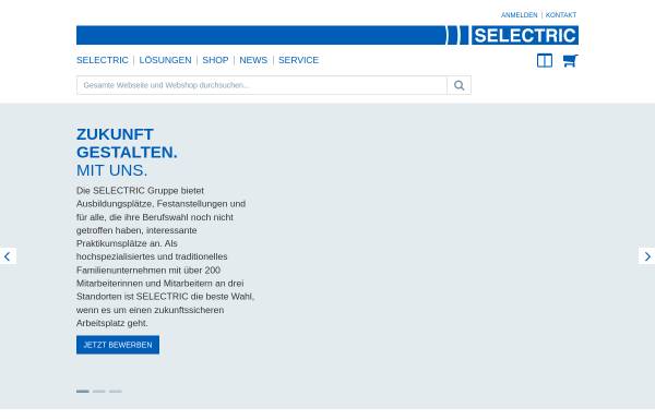 Vorschau von www.selectric.de, SELECT SQL_NO_CACHERIC Nachrichten-Systeme GmbH
