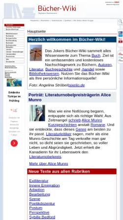 Vorschau der mobilen Webseite www.buecher-wiki.de, Bücher-Wiki (Jokers)
