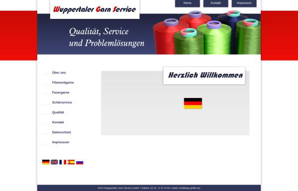 Vorschau von wgs-gmbh.net, WGS Wuppertaler Garnservice GmbH