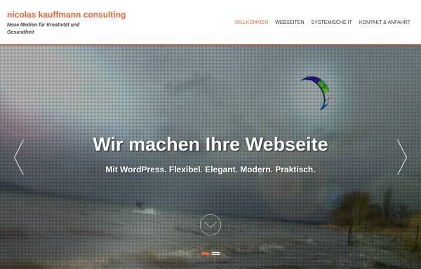 Vorschau von www.kauffmann-consulting.de, Nicolas Kauffmann Consulting - Systemische Dienste