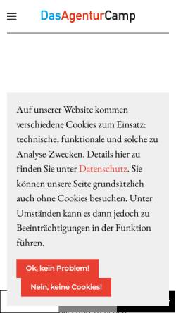 Vorschau der mobilen Webseite www.derkuehn.de, Hans-Gerhard Kühn Der AgenturCoach