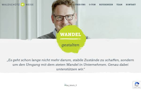 Vorschau von www.waldschuetzweise.de, Waldschütz+Weise GmbH & Co KG