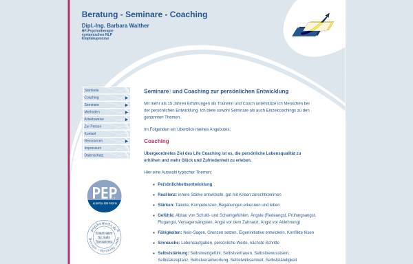 Barbara Walther - Beratung, Seminare, Coaching