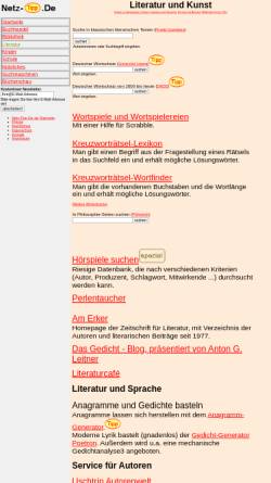 Vorschau der mobilen Webseite www.netz-tipp.de, Netz-Tipp: Literatur