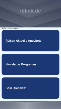 Vorschau der mobilen Webseite www.iblick.de, iBlick Personalmanagement