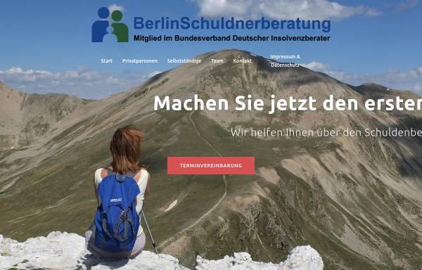 Vorschau von www.berlinschuldnerberatung.de, Schuldnerberatung Charlottenburg