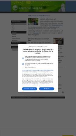 Vorschau der mobilen Webseite www.rhetoriksturm.de, Rhetoriksturm