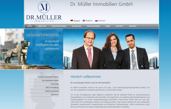 Vorschau von www.dr-mueller-immobilien.de, Dr. Müller Immobilien GmbH