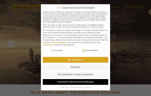 Vorschau von www.felix-maria-arnet.de, Lattal Enterprise Gesellschaft für Unternehmensberatung GmbH