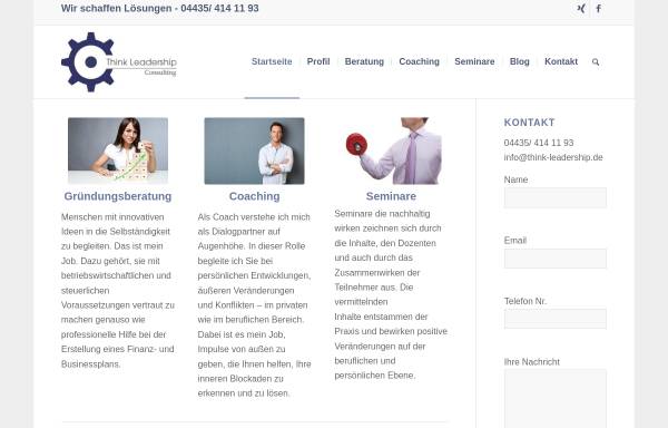 Vorschau von www.think-leadership.de, Think Leadership Consulting