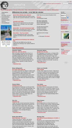 Vorschau der mobilen Webseite www.versalia.de, Versalia