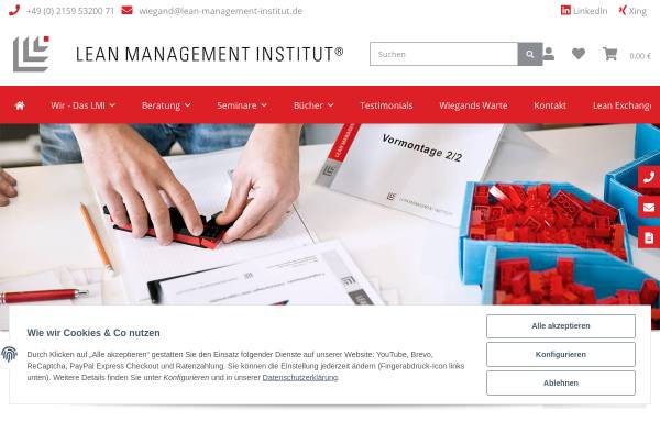 Vorschau von www.lean-management-institut.de, Lean Management Institut GmbH