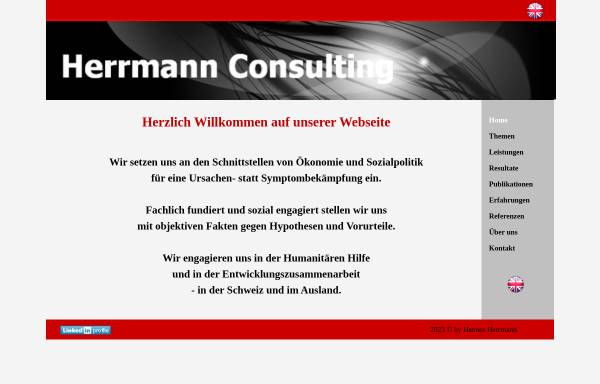 Vorschau von www.herrmannconsulting.ch, Herrmann Consulting GmbH
