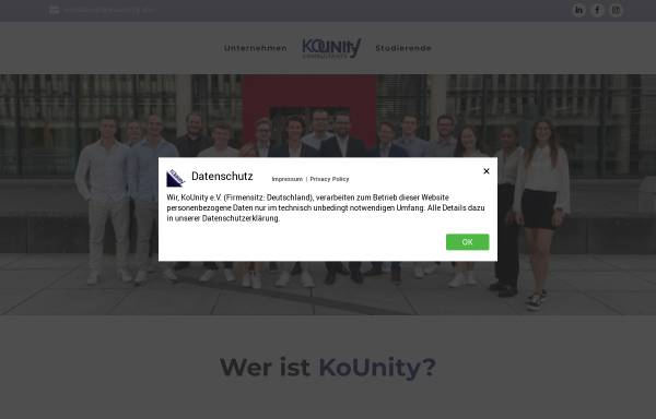 Vorschau von kounity.de, KoUnity e.V.