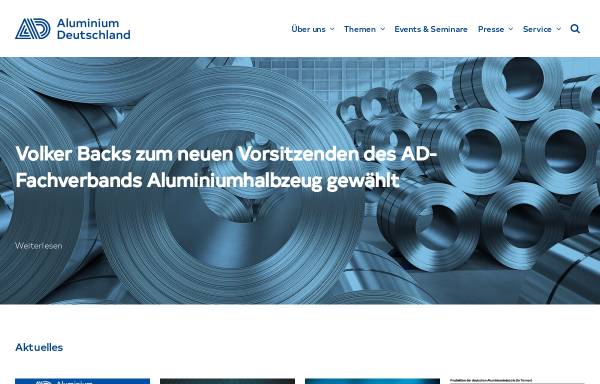 Vorschau von www.aluminium-recycling.com, Verband der Aluminiumrecycling-Industrie e.V. (VAR)