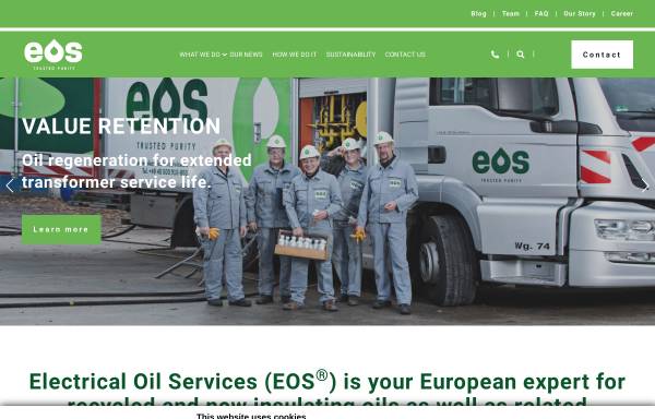 Vorschau von www.electricaloilservices.com, Electrical Oil Services GmbH