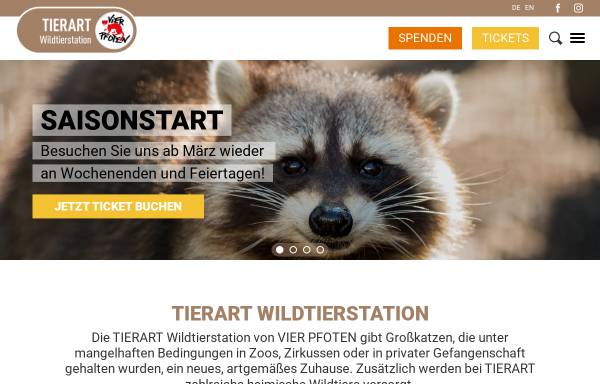 Vorschau von www.tierart.de, Tierart e.V.