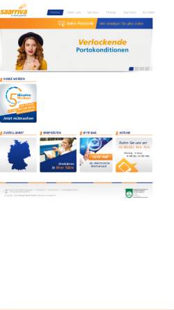 Vorschau der mobilen Webseite www.saarriva.de, Saarriva