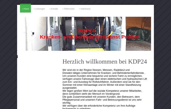 Vorschau von www.kdp24.de, Kurierdienst Preißer