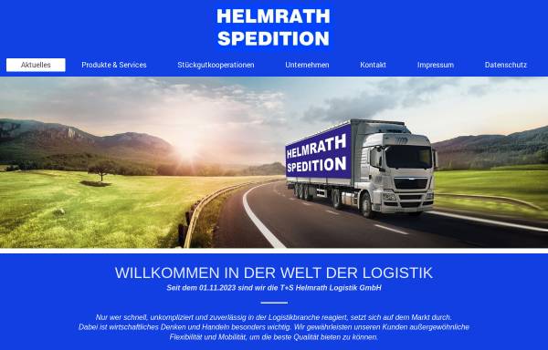 Vorschau von www.helmrath-spedition.com, Gustav Helmrath GmbH & Co. KG