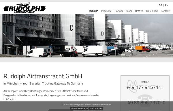 Vorschau von www.rudolph-muenchen.de, Rudolph Airtransfracht GmbH
