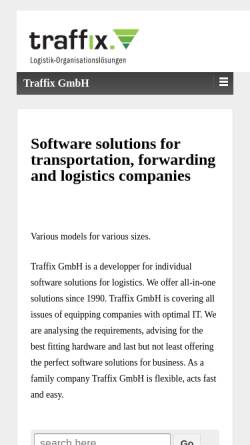 Vorschau der mobilen Webseite www.traffix2000.de, Traffix GmbH