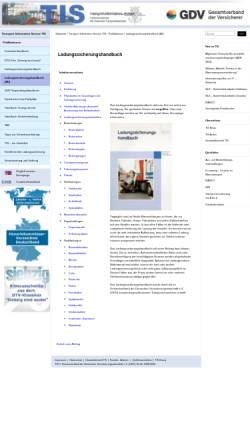 Vorschau der mobilen Webseite www.tis-gdv.de, Ladungssicherungshandbuch - GDV Dienstleistungs-GmbH