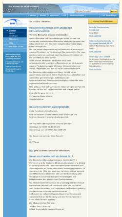 Vorschau der mobilen Webseite www.deutscherhilfsmittelvertrieb.de, Deutscher Hilfsmittelvertrieb gem. GmbH