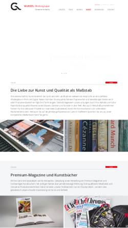 Vorschau der mobilen Webseite www.w-mg.com, Dr. Cantz’sche Druckerei Medien GmbH