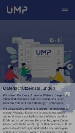 Vorschau der mobilen Webseite www.utesch.de, UMP Utesch Media Processing GmbH
