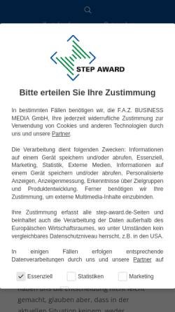 Vorschau der mobilen Webseite www.step-award.de, Step Award