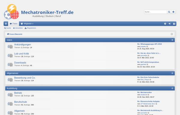 Vorschau von www.mechatroniker-treff.de, Mechatroniker-Treff