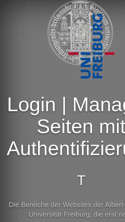 Vorschau der mobilen Webseite www.u-asta.uni-freiburg.de, U-Asta