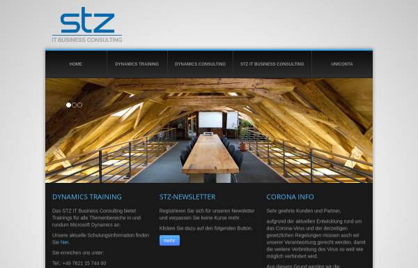 Vorschau von www.stz-loerrach.de, STZ IT-BusinessConsulting