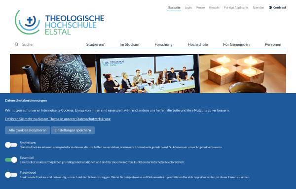Vorschau von www.th-elstal.de, Theologische Hochschule Elstal