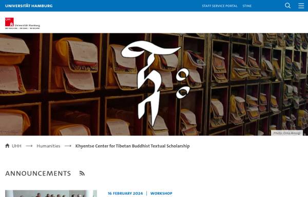 Vorschau von www.kc-tbts.uni-hamburg.de, Khyentse Center for Tibetan Buddhist Textual Scholarship