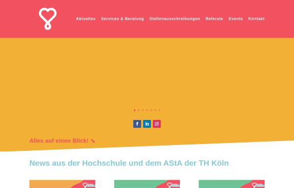 Vorschau von www.asta.th-koeln.de, AStA TH Köln