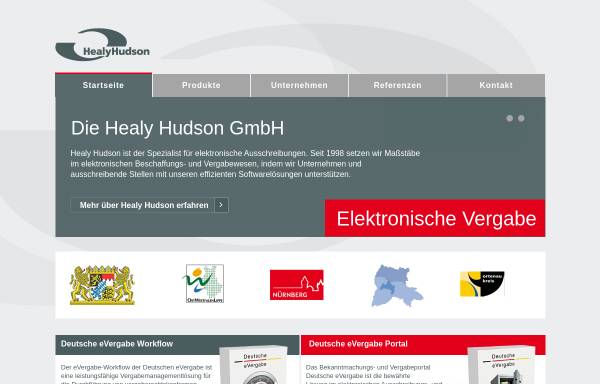 Vorschau von www.healy-hudson.com, Healy Hudson GmbH
