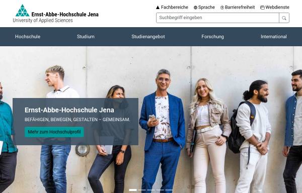 Vorschau von www.fh-jena.de, Ernst-Abbe-Hochschule Jena