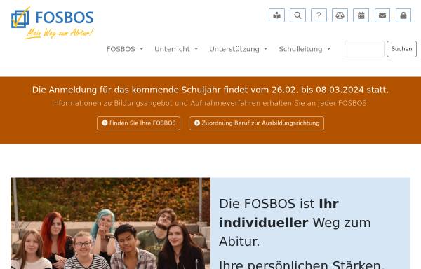 Vorschau von bfbn.de, Berufliche Oberschule Bayern